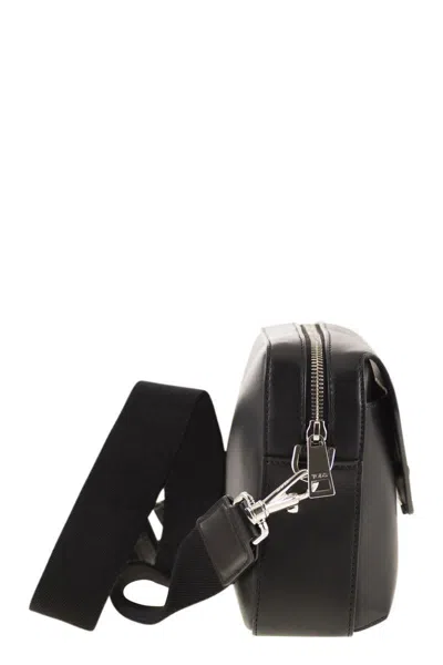 Tod's Timeless Mini Leather Shoulder Bag In Black