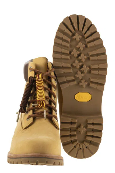 Timberland Luxe Mid Lace - Waterproof Leather Ankle Boot In Brown