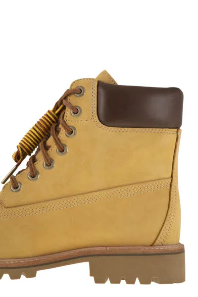 Timberland Luxe Mid Lace - Waterproof Leather Ankle Boot In Brown