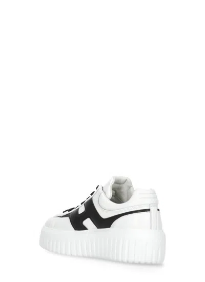 Hogan H-stripes Sneakers In White