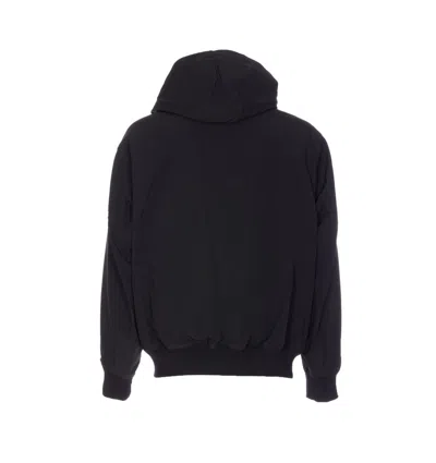 Moose Knuckles Mason Hooded Bomber Jacket In Black