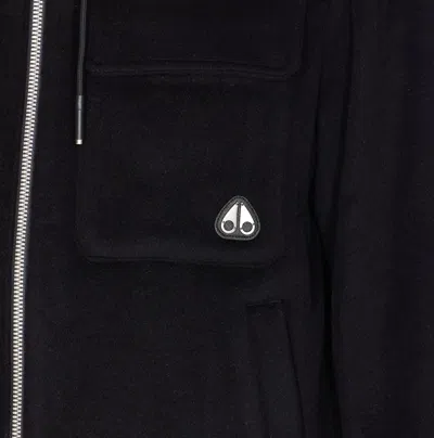 Moose Knuckles Snowdon Double-zip Hooded Jacket In Black