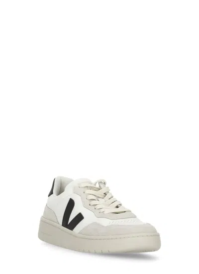 Veja Women's V-90 Extra White Nautico In Black