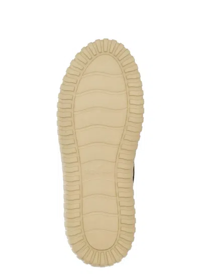 Hogan H-stripes Sneakers In Brown