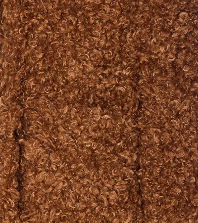 Jakke Traci Shearling-effect Jacket In Brown