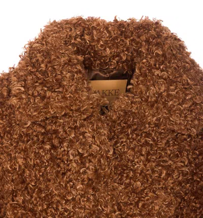 Jakke Traci Shearling-effect Jacket In Brown