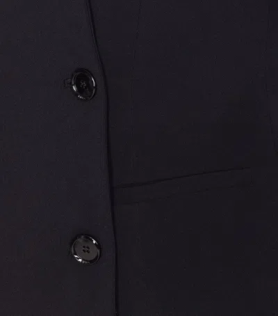 Pinko Antonina Black Jacket With Off-shoulder Neckline In Tech Fabric Woman In Black