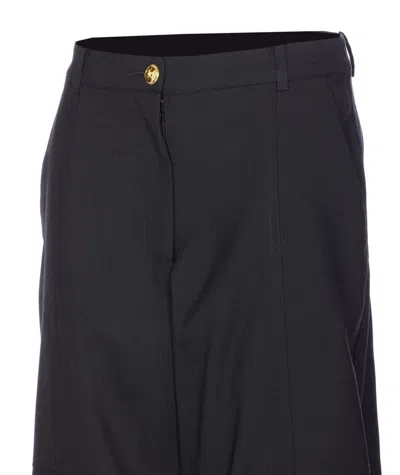 Pinko Regular Fit Trousers With Pockets And Loops In Black