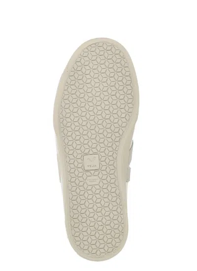 Veja Campo Bicolor Leather Low-top Sneakers In White