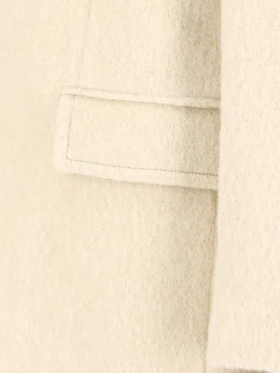 Dunst Single-breasted Wool Blend Blazer In Neutral