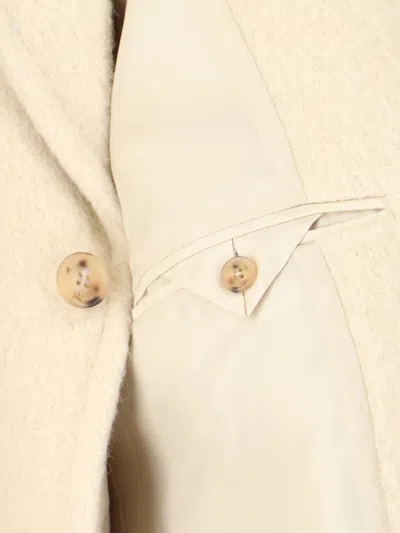 Dunst Single-breasted Wool Blend Blazer In Neutral