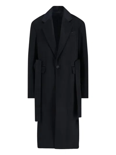 Setchu Single-breasted Cashmere Blazer In Black