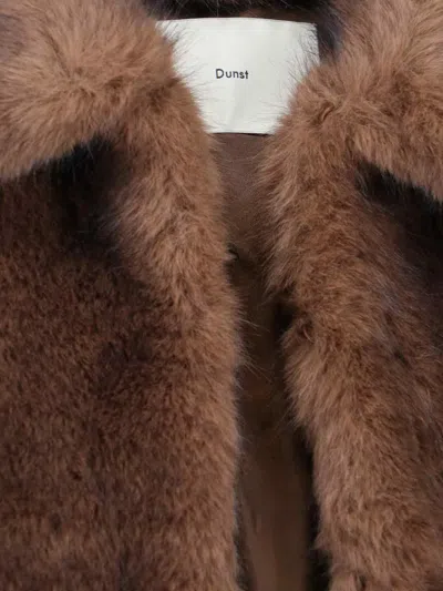 Dunst Classic Structured Brown Jacket With Timeless Appeal In Brown