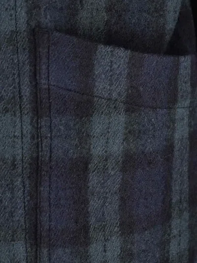 Paul Smith Modern Structured Green Jacket With Minimalist Detailing In Blue