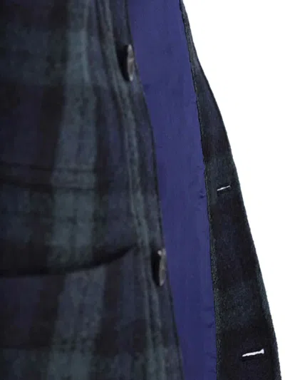 Paul Smith Modern Structured Green Jacket With Minimalist Detailing In Blue