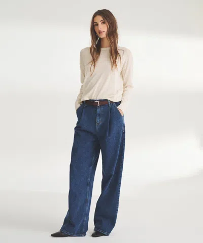 Naadam Super Fine Cashmere Crewneck Sweater In White