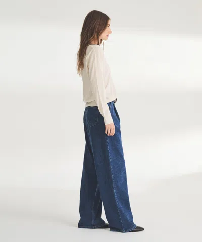 Naadam Super Fine Cashmere Crewneck Sweater In White