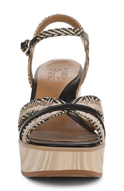 Naturalizer Women's Katalina Block Heel Square Toe Platform Sandals In Multi