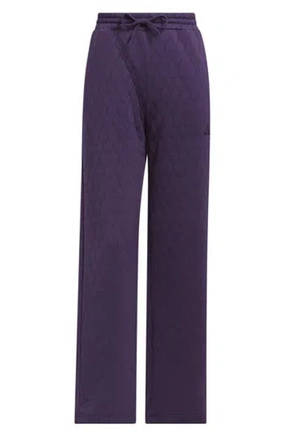 Adidas Originals Adidas Quilted Pants In Purple