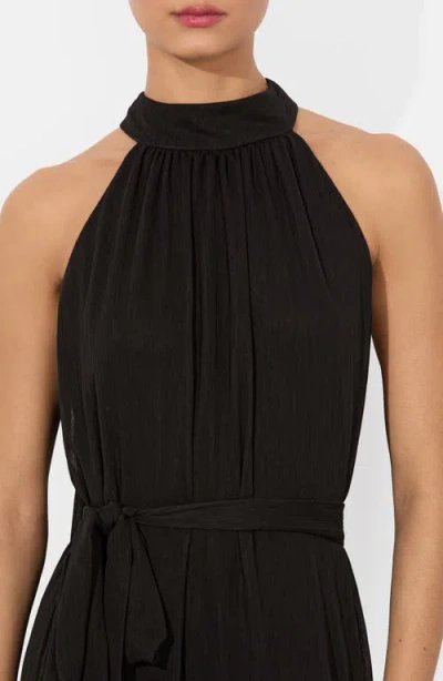 Alice And Olivia Jovie Gathered Dress In Black