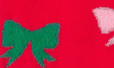 Andy & Evan Kids' Bow Icon Sweater & Leggings Set In Red