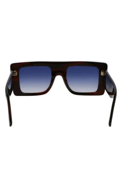 Victoria Beckham Blue Gradient Sport Ladies Sunglasses Vb677s 227 51 In Blue