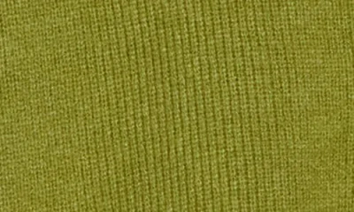 Cyrus Crewneck Button Front Cardigan In Green