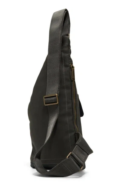 Brooks Brothers Baywood Nylon Sling Bag In Green