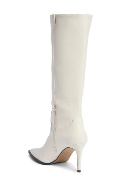 Steven New York Lanza Knee High Boot In White