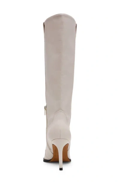 Steven New York Lanza Knee High Boot In White