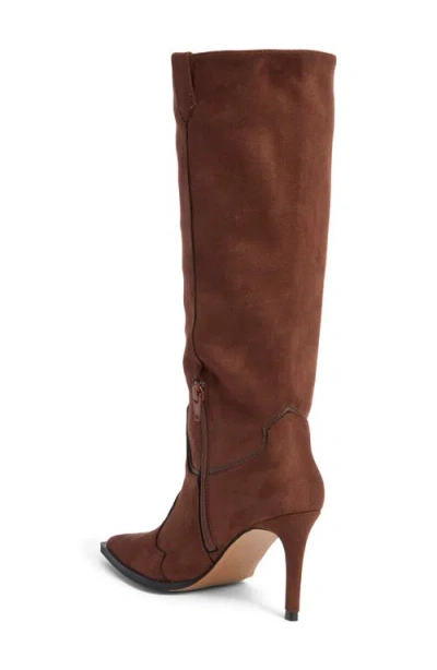 Steven New York Lanza Knee High Boot In Brown