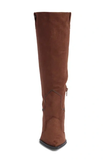 Steven New York Lanza Knee High Boot In Brown