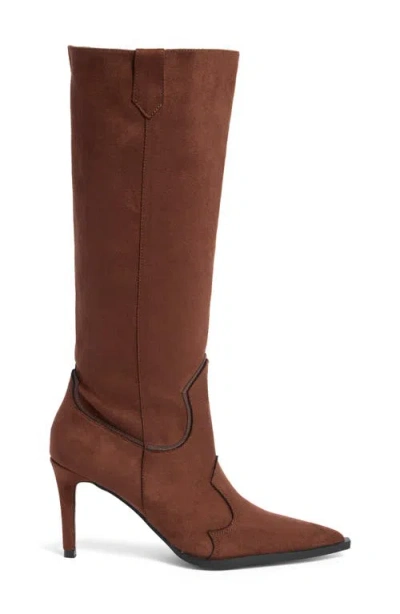 Steven New York Lanza Knee High Boot In Brown