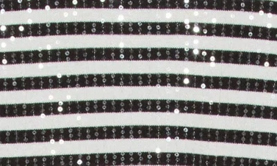 Sanctuary Sequins Short Sleeve Knit Sweater In Multi