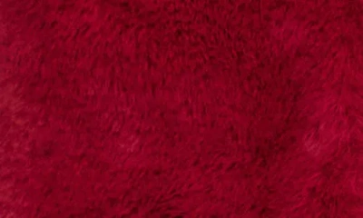 Laundry By Shelli Segal Mock Neck Faux Fur Shrug In Red