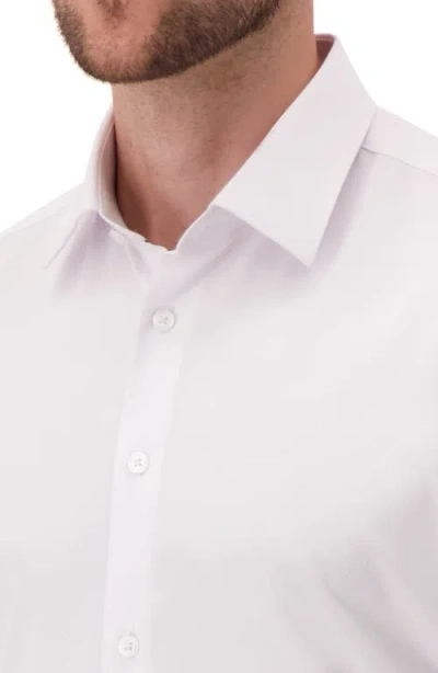 Report Collection 360° Movement Modern Fit Stretch Dress Shirt In White