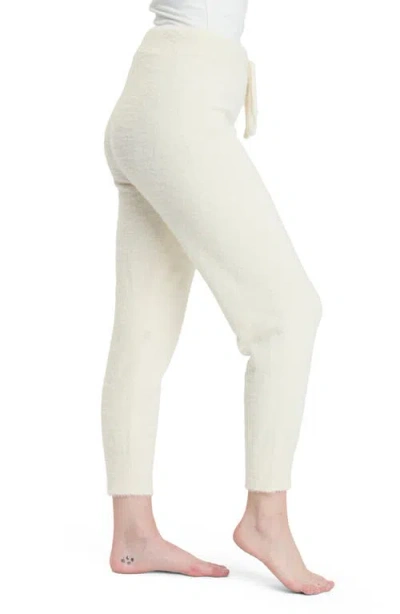 Threads 4 Thought Gwynne Fuzzy Knit Joggers In White