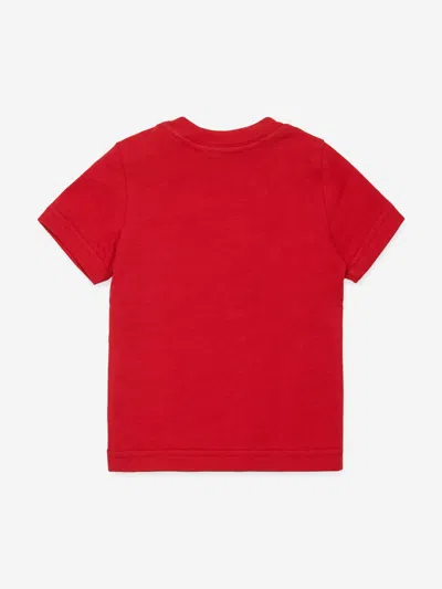 Dsquared2 Kids Maple Leaf Logo T-shirt In Red