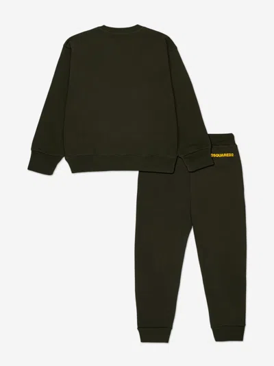 Dsquared2 Kids Logo Tracksuit In Green