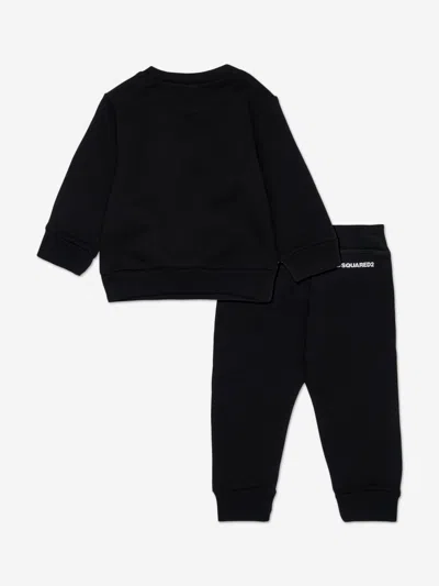 Dsquared2 Logo-print Tracksuit Set In Black