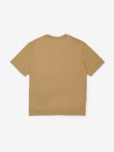 Marni Kids Logo T-shirt In Brown