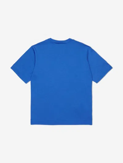 Marni Kids Logo T-shirt In Blue