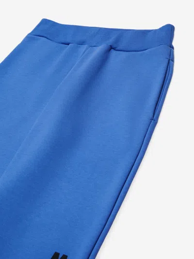 Marni Kids Logo Joggers In Blue