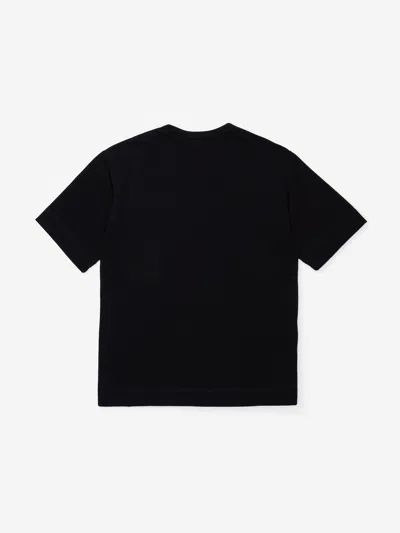 Marni Kids Logo T-shirt In Black