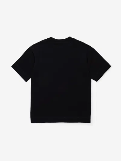 Marni Kids Pocket Logo T-shirt In Blue