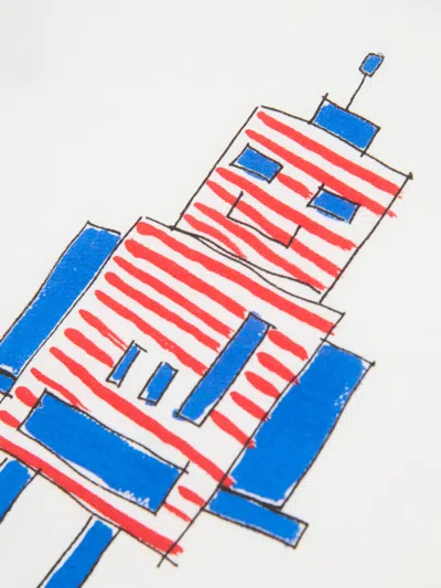 Marni Baby Graphic Print T-shirt In White