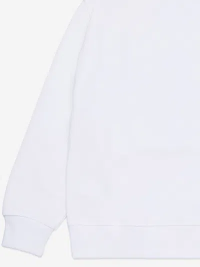 Dsquared2 Kids Maple Leaf Logo Sweatshirt In White