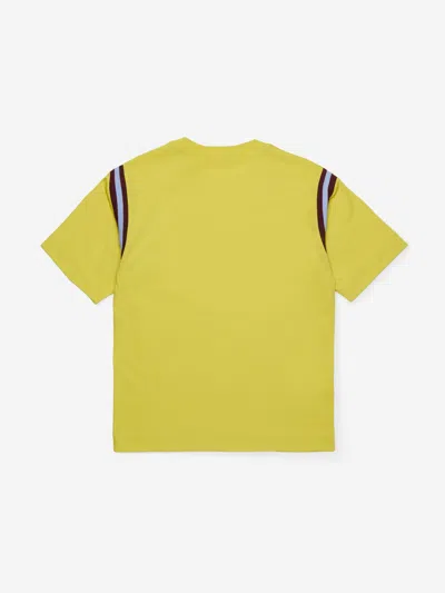Marni Kids Logo T-shirt In Yellow