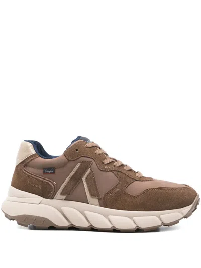 Callaghan Leather Sneakers In Brown