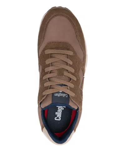 Callaghan Leather Sneakers In Brown